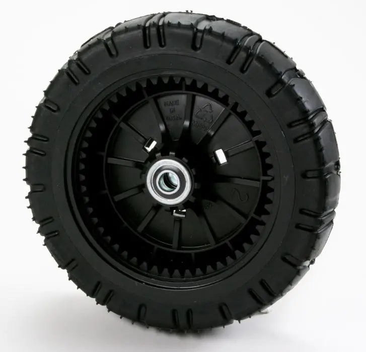 532192622 Craftsman Wheel 9X2.25 Tiger Pattern Black 1