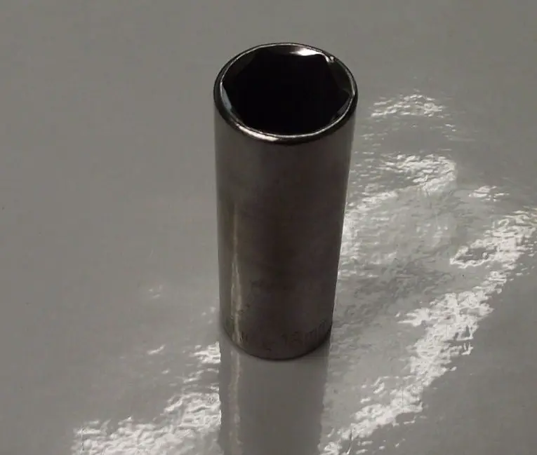 Allen 11168 18Mm Deep Chrome Hand Socket, 3/8" Drive 6-Point Usa 1