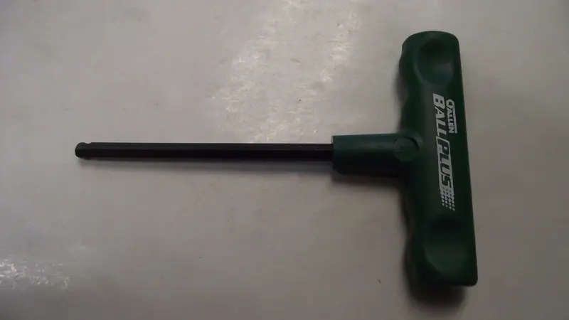 Allen 57616 1/4" Cushion Grip T Handle 6" Length With Ball End Hex Key Usa 1