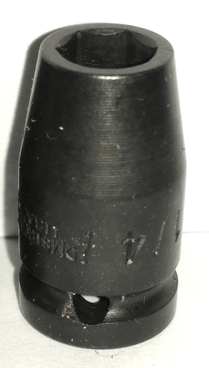 Armstrong 18-038 1/4" Drive 6 Point Power Socket For Self-Tapping Screws 1