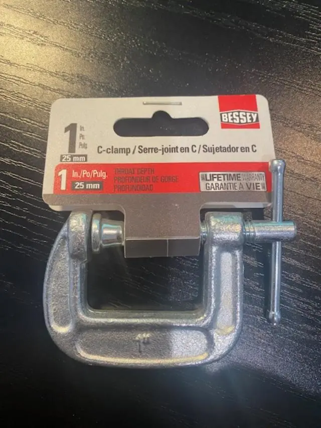 Bessey C-Clamp 1In Maximum Opening Cm10 1