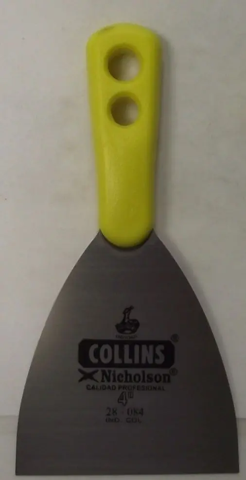 Collins By Nicholson 28-084 4" Pro Flexible Putty Knife 1
