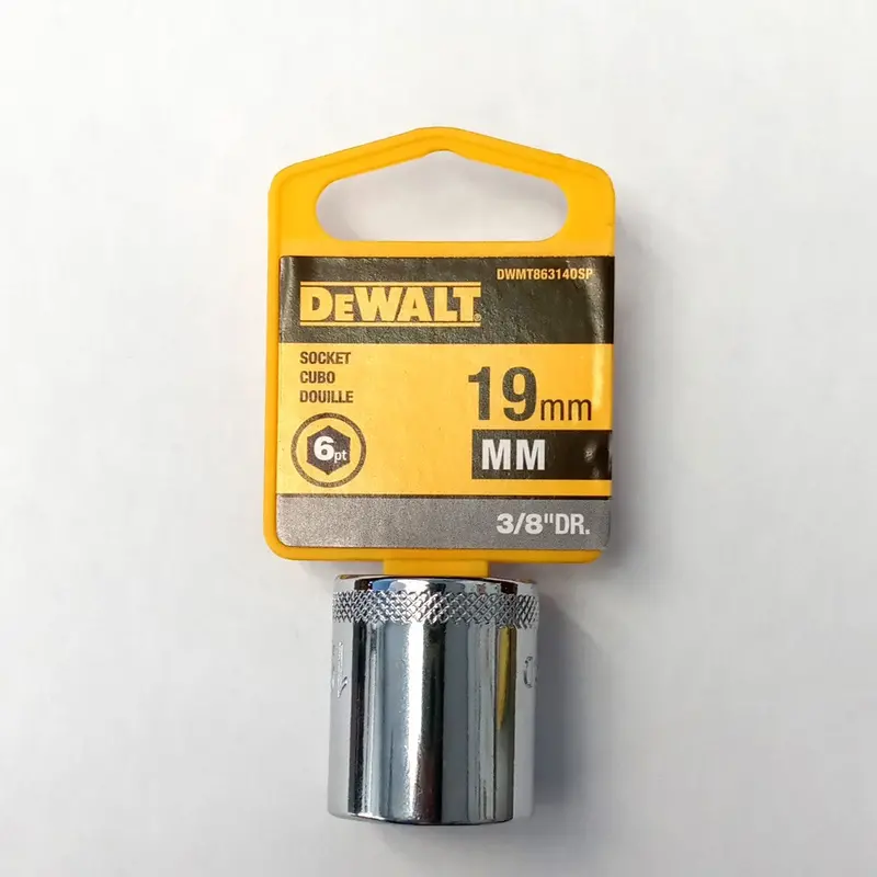 Dewalt 19Mm Socket 6 Point 3/8" Drive Dwmt863140sp 1