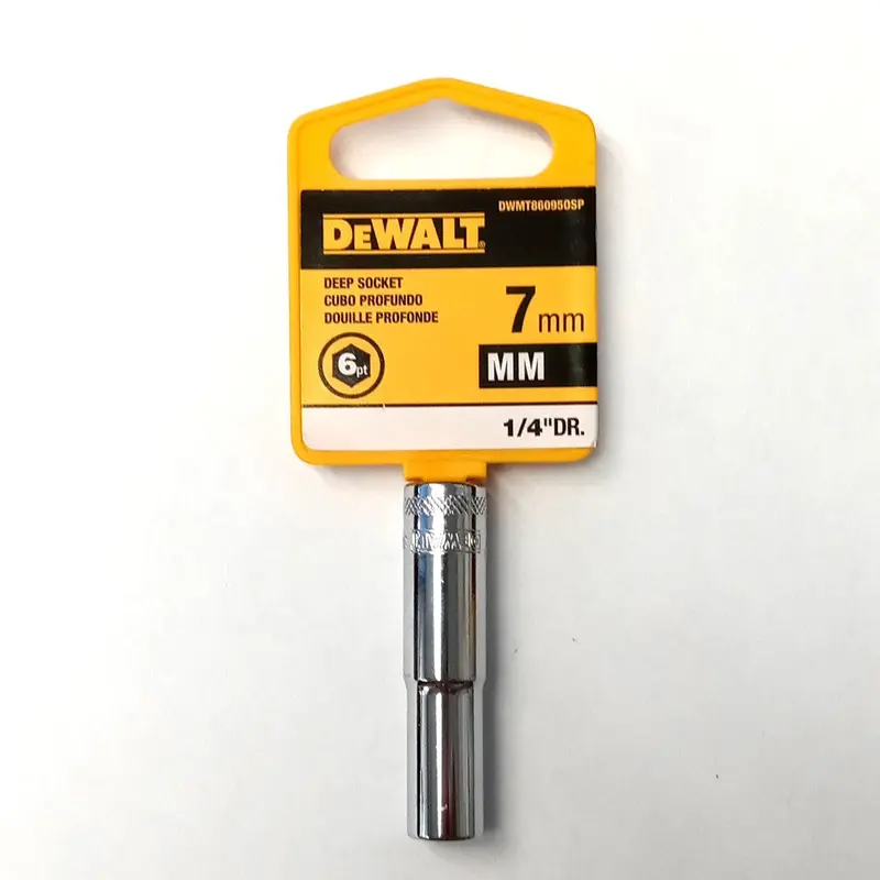Dewalt 7Mm Deep Socket 6 Point 1/4" Drive Dwmt860950sp 1