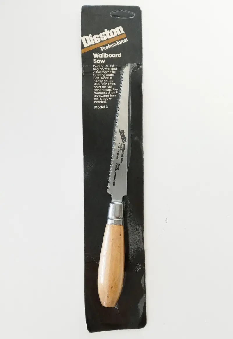 Disston Model 3 Professional Wallboard Saw 8 Point 6" Blade Usa 1