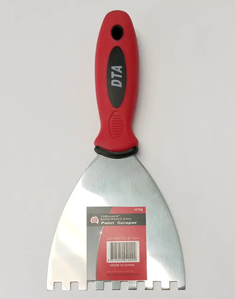 Dta 4Psn Notched Adhesive Spreader 4" X 1/4" Notch 1