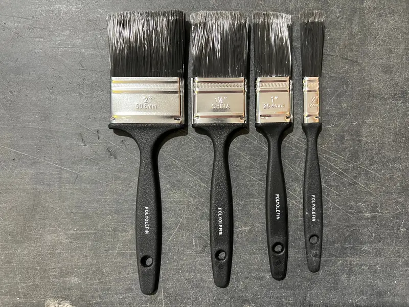 Ezpaintr 50062 Poly Varn Utility Paint Brush 4Pc. Assorted Sizes 1