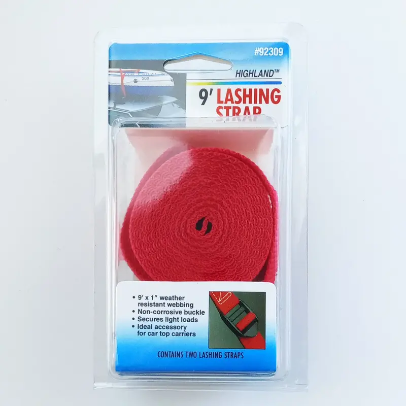 Highland 92309 Lashing Straps 9Ft X 1In 1