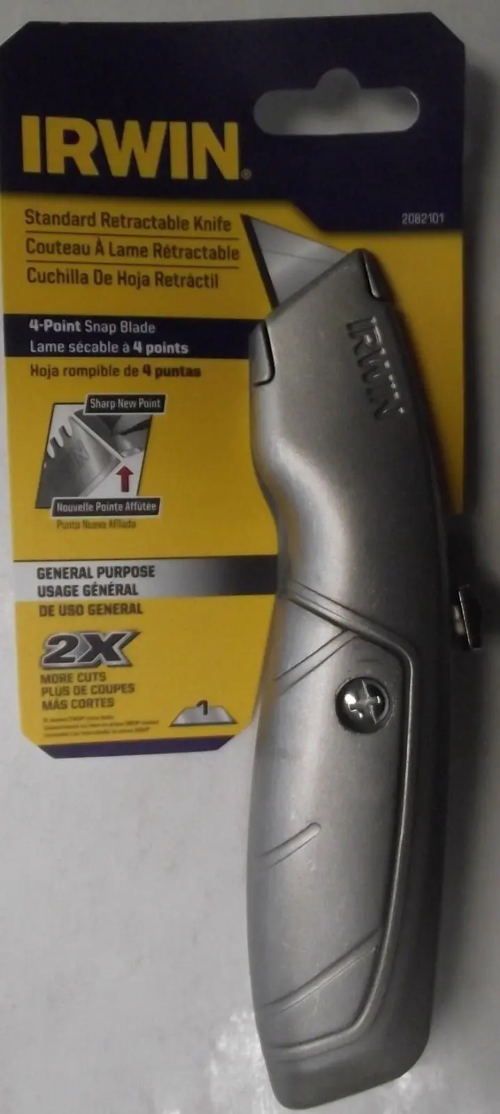 Irwin 2082101 Utility Knife With Blade 1