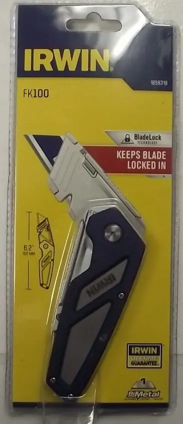 Irwin Tools Fk100 1858318 Folding Utility Knife 1