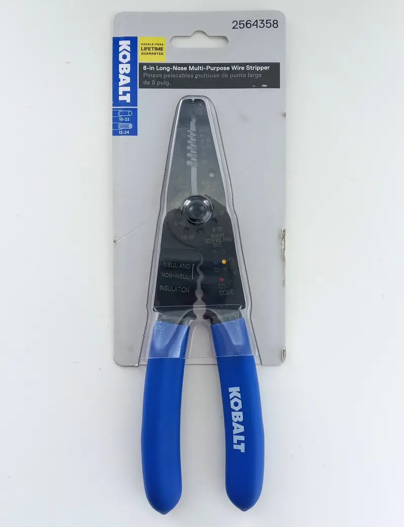 Kobalt 2564358 8-In Long-Nose Multi-Purpose Wire Stripper 1
