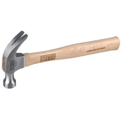 Master Mechanic Curved Claw Hammer, Hickory Handle, 20 Oz. - 216629 1