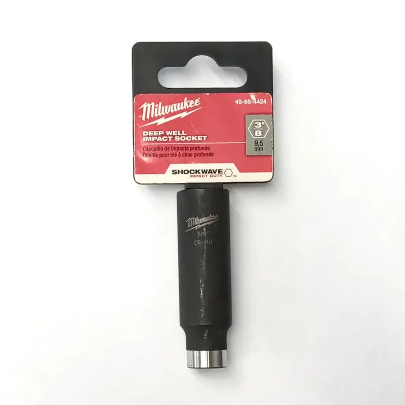 Milwaukee 3/8" Deep Well Impact Socket 44-66-4424 #Hw 1