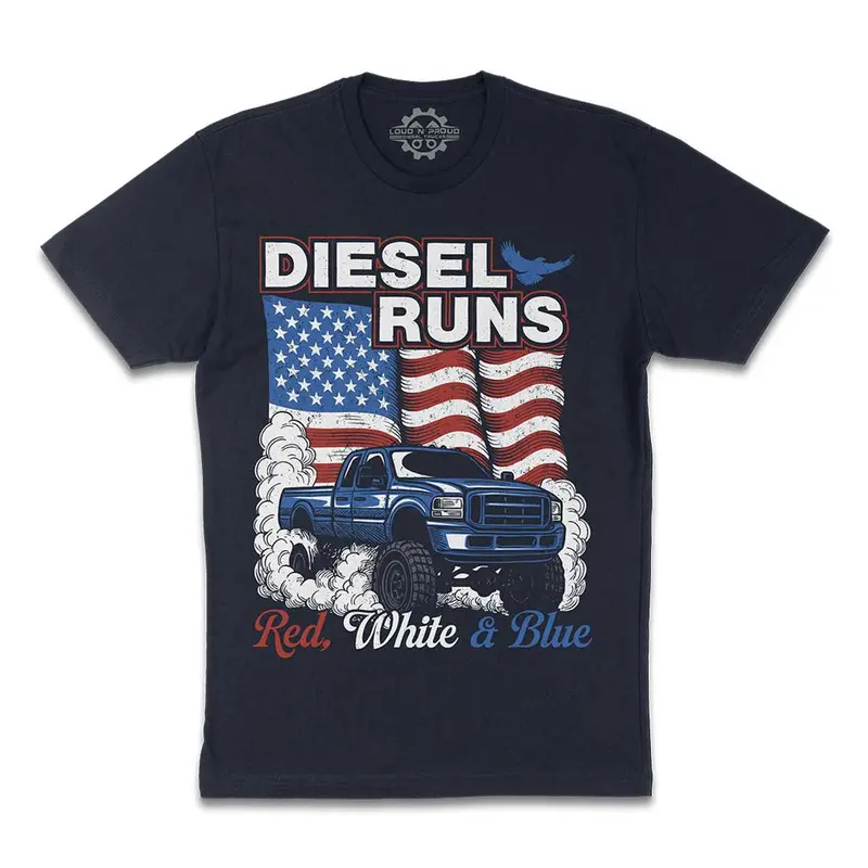 Red White And Diesel Tee 1