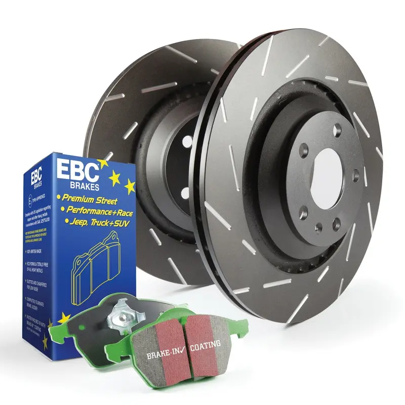 Ebc S2Kf1686 Greenstuff 6000 Brake Pad Kit With Usr Rotors 1