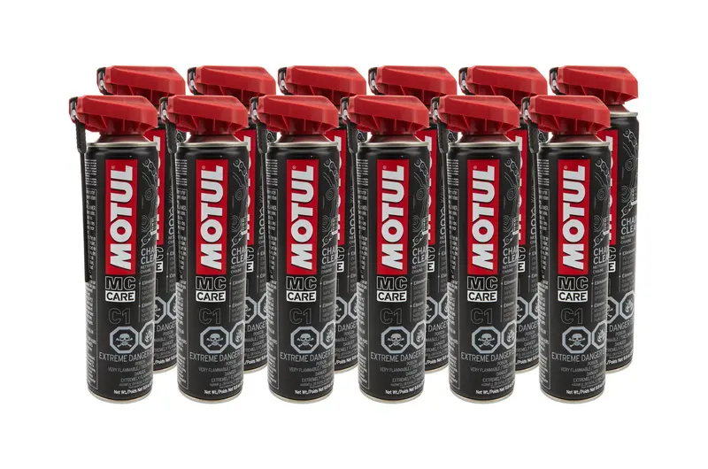 Motul C1 Chain Cleaner Case – 12 Bottles × 400 Ml 1
