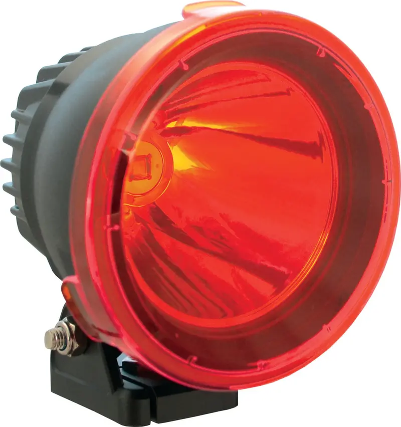 Vision X Cannon Light – 4.72" Polycarbonate Red Lens For Off-Road & Utility Use (9162492) 1